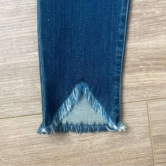 NWT - FRAME Le High Skinny Triangle Hem Jeans size 25 - Picture 11 of 12